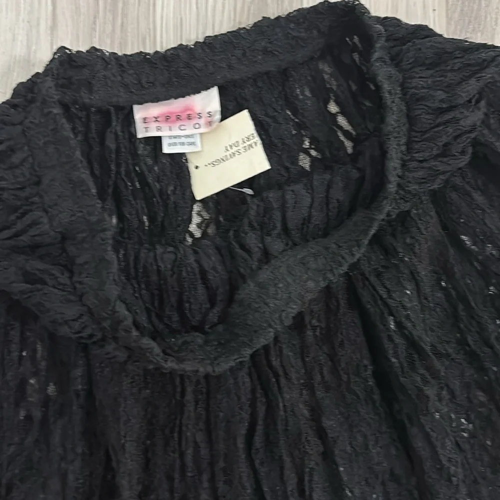 Vintage Express Tricot
All Lace Black Midi Skirt Size L NWT - Picture 8 of 12
